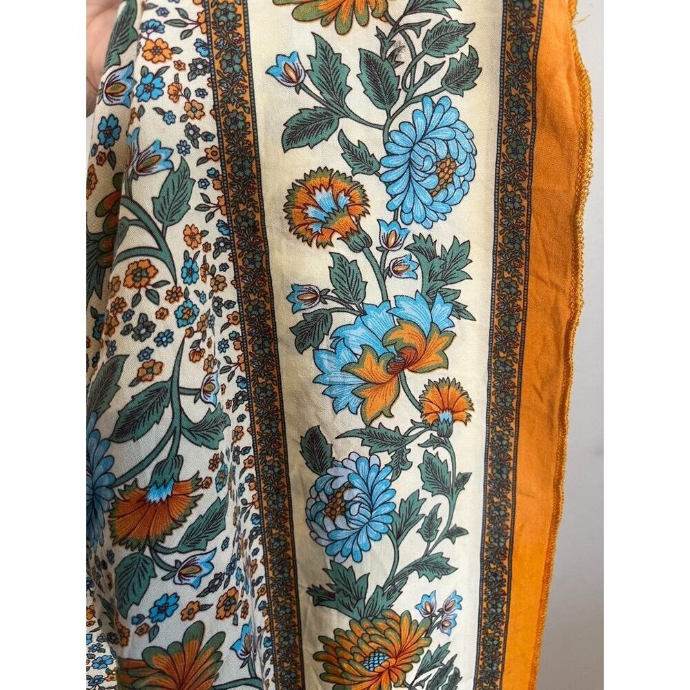 Bohemian Floral Border Maxi Dress - Multicolor - Picture 3 of 11
